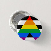 Ally Pride Flag Button (Vorne & Hinten)