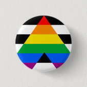 Ally Pride Flag Button (Vorderseite)