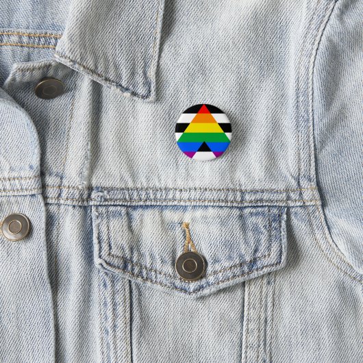 Ally Pride Flag Button (Beispiel)
