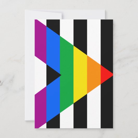 Ally Pride Flag Feiertagskarte (Vorderseite)