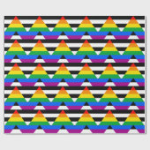 Ally Pride Flag Geschenkpapier (Flach)