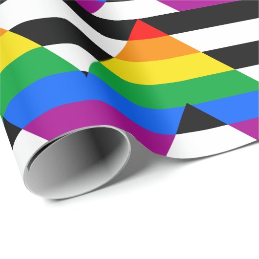 Ally Pride Flag Geschenkpapier (Rolleneckpunkt)