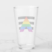 Ally Pride Flag Glas (Rückseite)