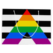 Ally Pride Flag Große Geschenktüte (Rückseite)