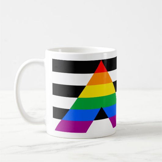 Ally Pride Flag Kaffeetasse (Links)