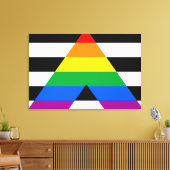 Ally Pride Flag Leinwanddruck (Insitu (Wohnzimmer))