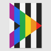 Ally Pride Flag Magneteinladung (Vorderseite)