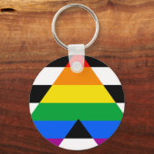 Ally Pride Flag Schlüsselanhänger (Vorderseite)