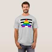 Ally Pride Flag T-Shirt (Vorne ganz)
