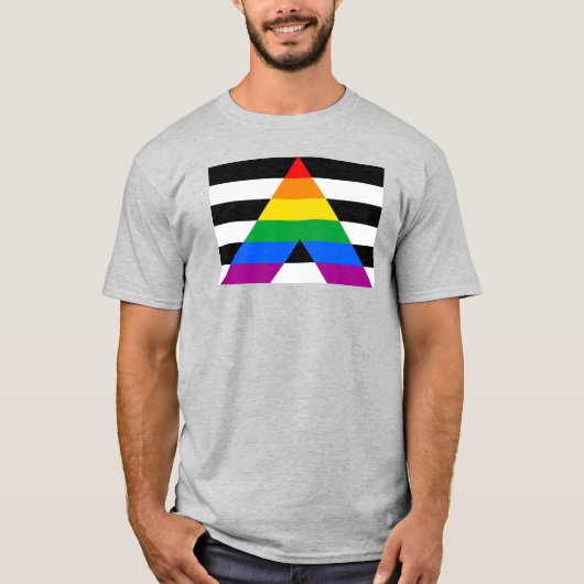 Ally Pride Flag T-Shirt (Vorderseite)