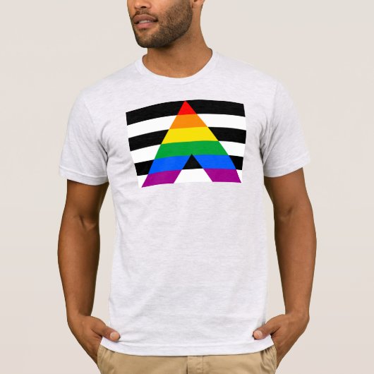 Ally Pride Flag T-Shirt (Vorderseite)