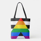 Ally Pride Flag Tasche (Rückseite)