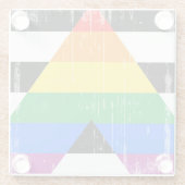 Ally Pride Glasuntersetzer (Rückseite)
