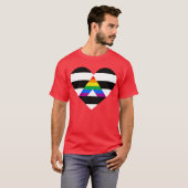 Ally Pride Heart T - Shirt (Vorne ganz)