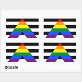 Ally Pride Rectangle Aufkleber (Blatt)