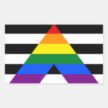 Ally Pride Rectangle Aufkleber