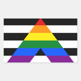 Ally Pride Rectangle Aufkleber