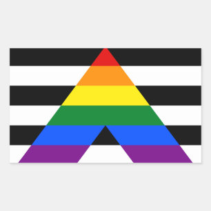 Ally Pride Rectangle Aufkleber
