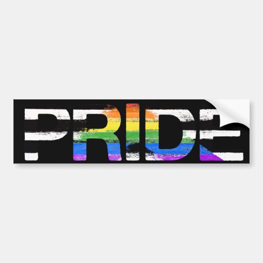 Ally Pride T - Shirt Autoaufkleber (Vorne)