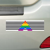 Ally Pride T - Shirt Autoaufkleber (Auf Auto)