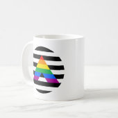 Ally Pride T - Shirt Kaffeetasse (Vorderseite Links)