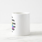 Ally Pride T - Shirt Kaffeetasse (Mittel)
