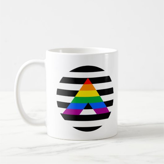 Ally Pride T - Shirt Kaffeetasse (Links)