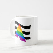 Ally Pride T - Shirt Kaffeetasse (Vorderseite Links)