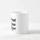 Ally Pride T - Shirt Kaffeetasse (Mittel)