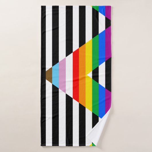 Ally Progress Pride Flag Badehandtuch (Badehandtuch)