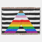 Ally Progress Pride Flag Decke (Vorderseite)