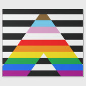 Ally Progress Pride Flag Geschenkpapier (Flach)