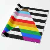 Ally Progress Pride Flag Geschenkpapier (Ungerollt)