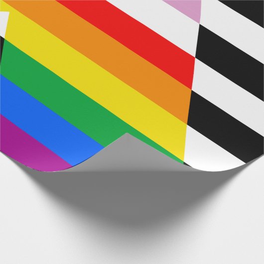 Ally Progress Pride Flag Geschenkpapier (Ecke)