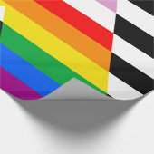 Ally Progress Pride Flag Geschenkpapier (Ecke)