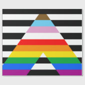 Ally Progress Pride Flag Geschenkpapier (Flach)