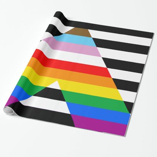 Ally Progress Pride Flag Geschenkpapier (Ungerollt)