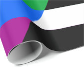 Ally Progress Pride Flag Geschenkpapier (Rolleneckpunkt)