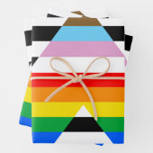 Ally Progress Pride Flag Geschenkpapier Set (Beispiel)