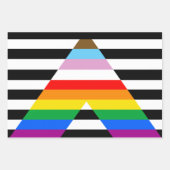 Ally Progress Pride Flag Geschenkpapier Set (Vorderseite 3)