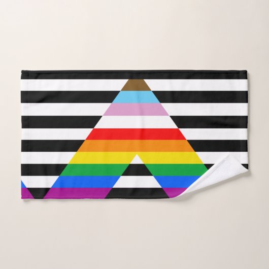 Ally Progress Pride Flag Handtuch (Handtuch)