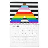 Ally Progress Pride Flag Kalender (Mär 2027)