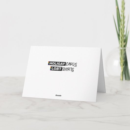 Ally Progress Pride Flag Karte (Rückseite)