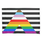 Ally Progress Pride Flag Kissenbezug (Vorderseite-Links)