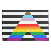 Ally Progress Pride Flag Kissenbezug (Vorderseite-Rechts)