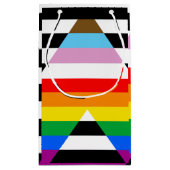 Ally Progress Pride Flag Kleine Geschenktüte (Rückseite)