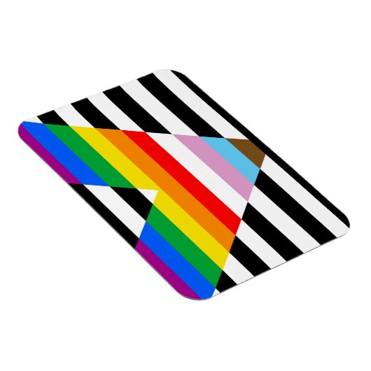 Ally Progress Pride Flag Magnet (Rechte Seite)