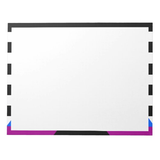 Ally Progress Pride Flag Notizblock (Vorderseite)
