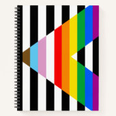 Ally Progress Pride Flag Notizblock (Vorderseite)