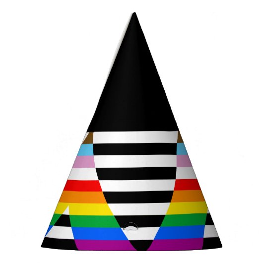 Ally Progress Pride Flag Partyhütchen (Links)